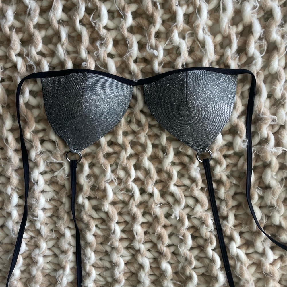 Tie up bikini top sparkly